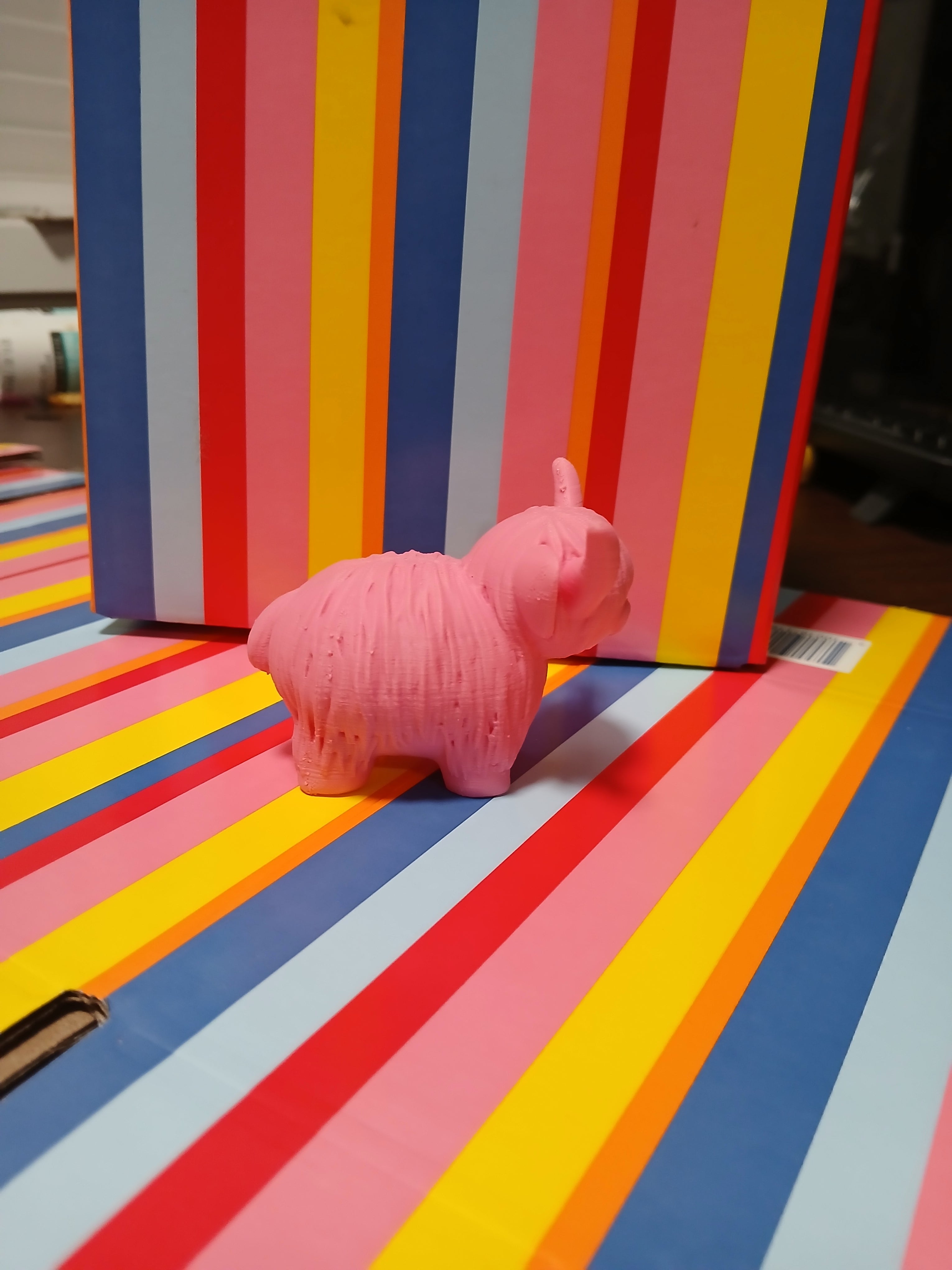 Pink Hiland Cow