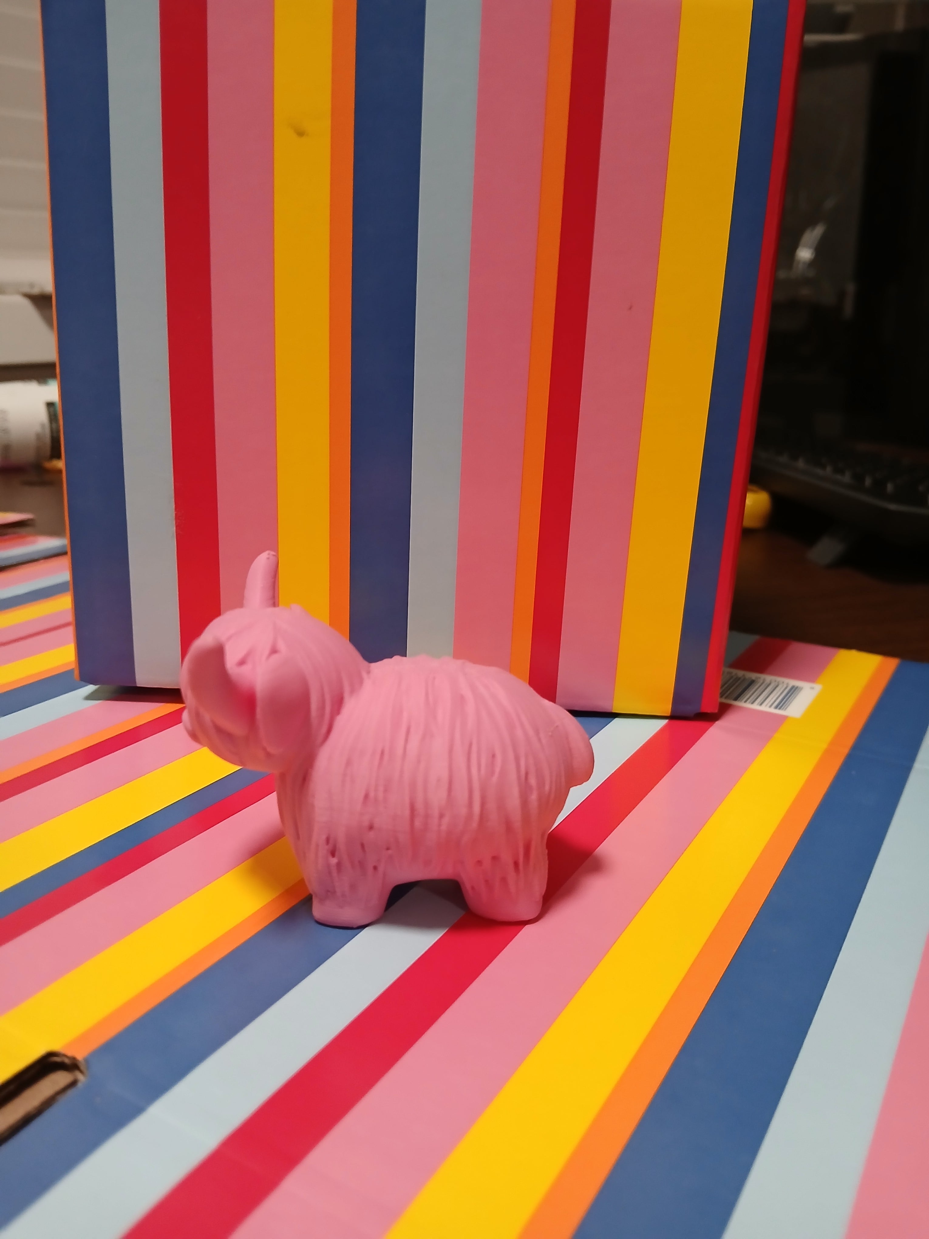 Pink Hiland Cow
